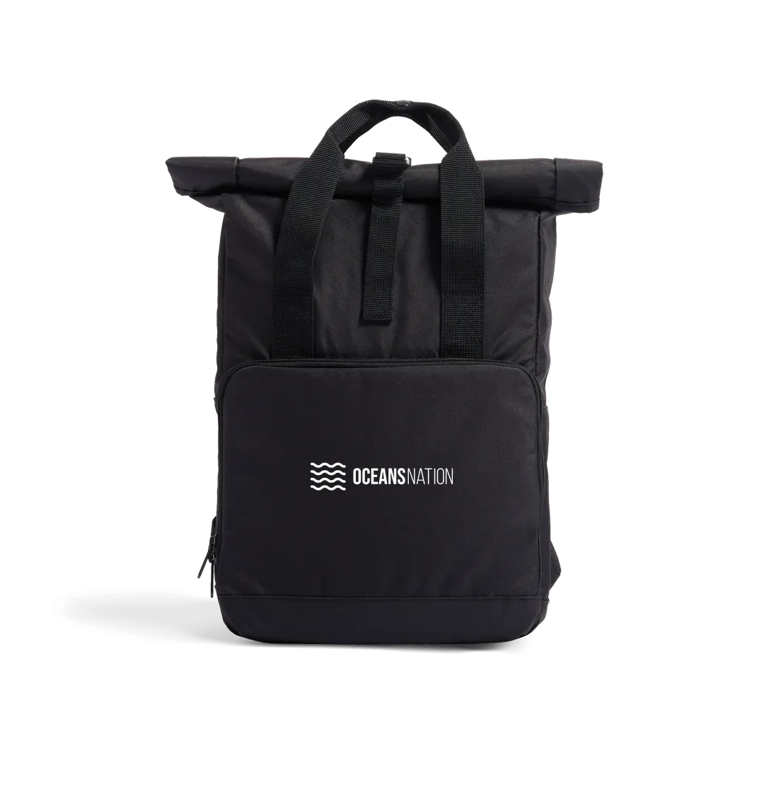 Oceans Nation Recycled Roll-Top Backpack