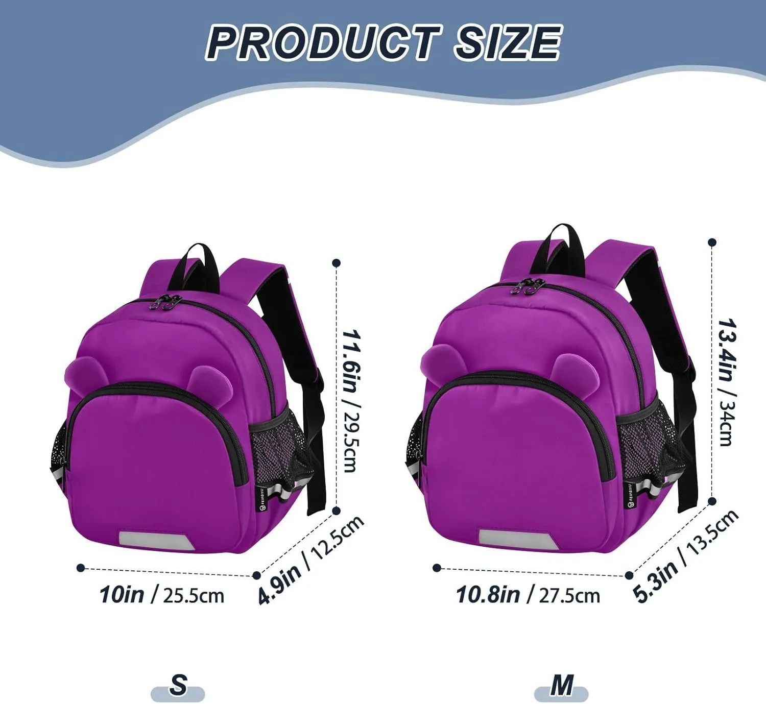ODAWA Kid Backpacks Patriarch Children Harness Bookbag, Toddler Schoolbags for Boys and Girls