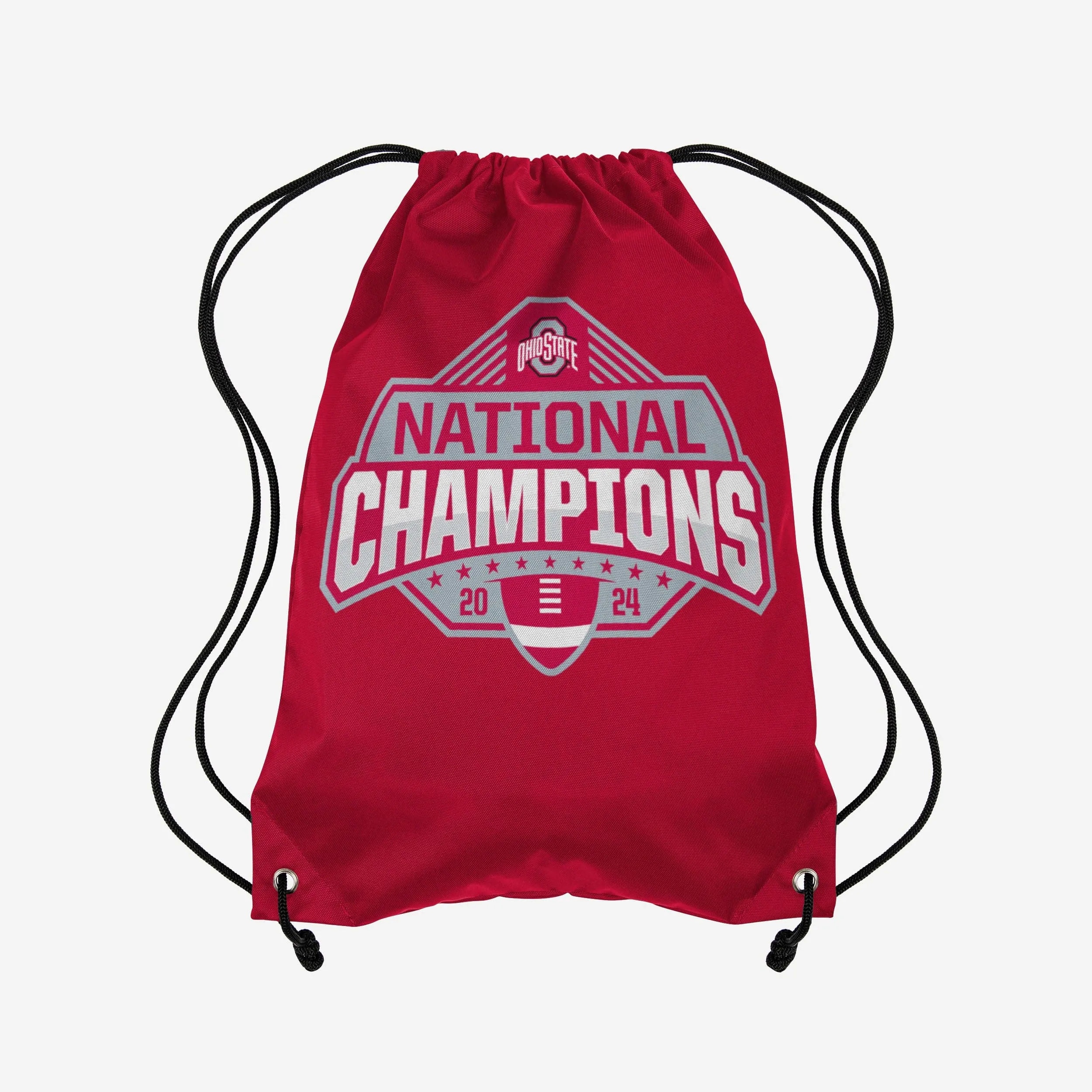 Ohio State Buckeyes 2024 Football National Champions Drawstring Backpack
