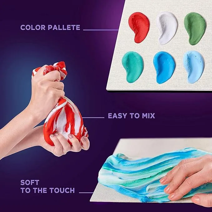 OKTO Sensory Art 3D Clay Painting Kit Koi Fish