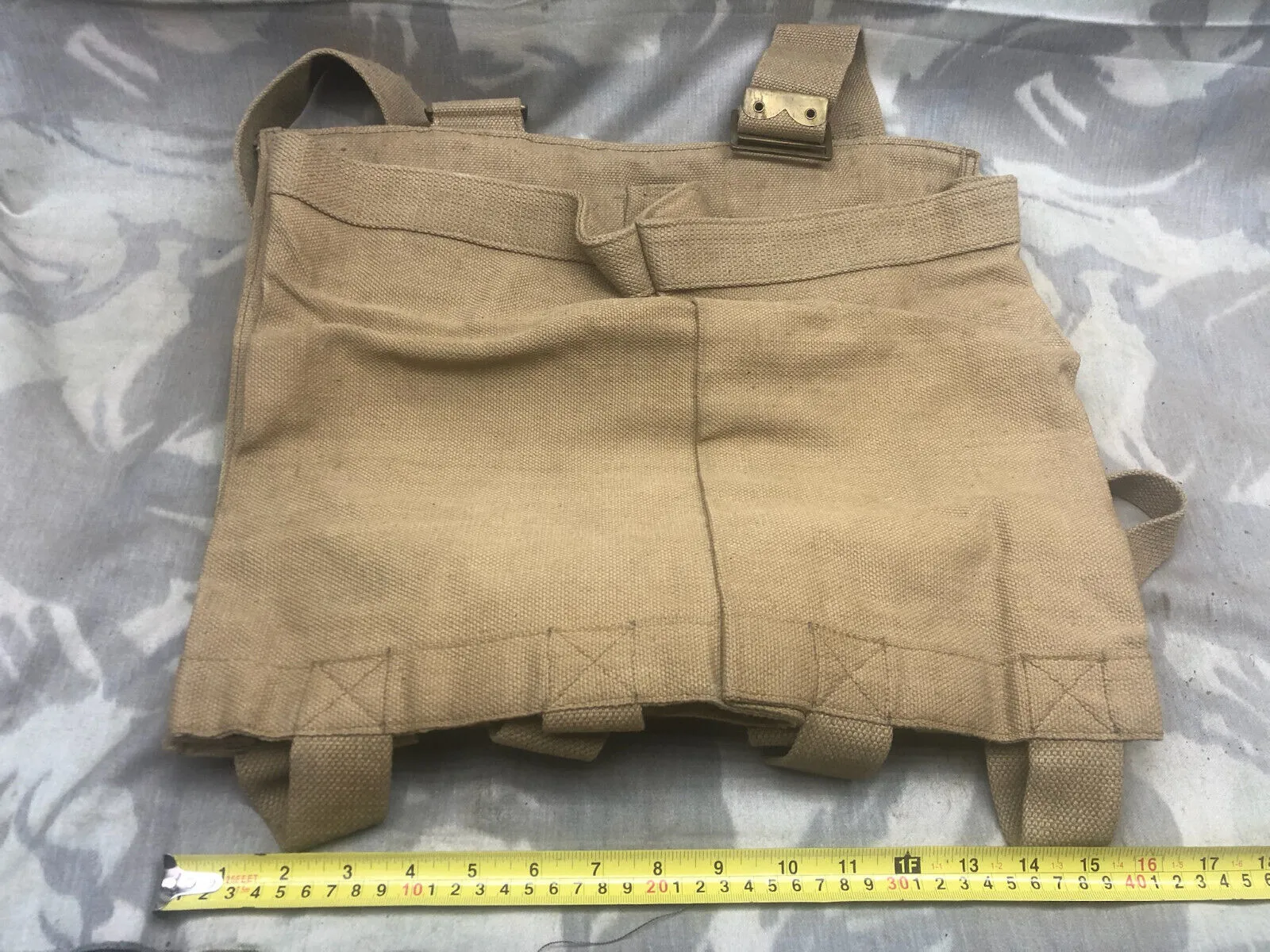 Original British Army WW2 37 Pattern Webbing Vickers Ammo Carrier Vest