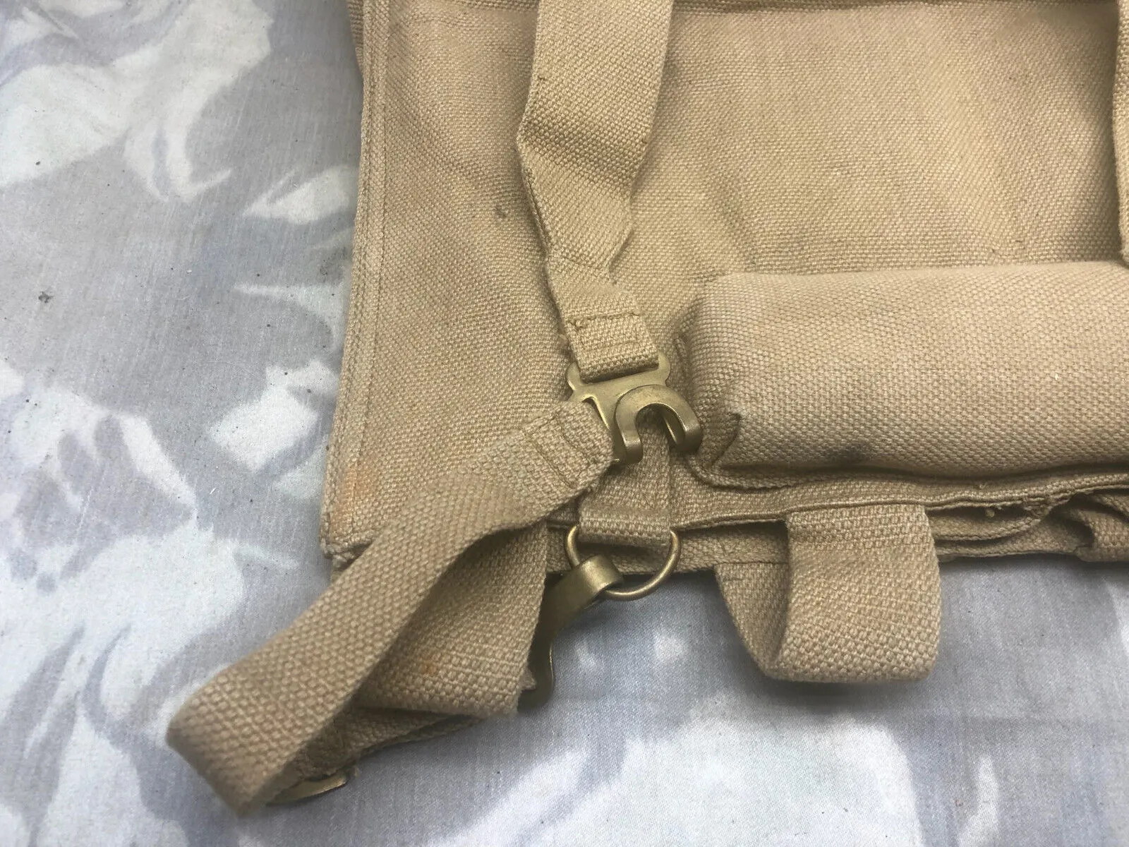 Original British Army WW2 37 Pattern Webbing Vickers Ammo Carrier Vest
