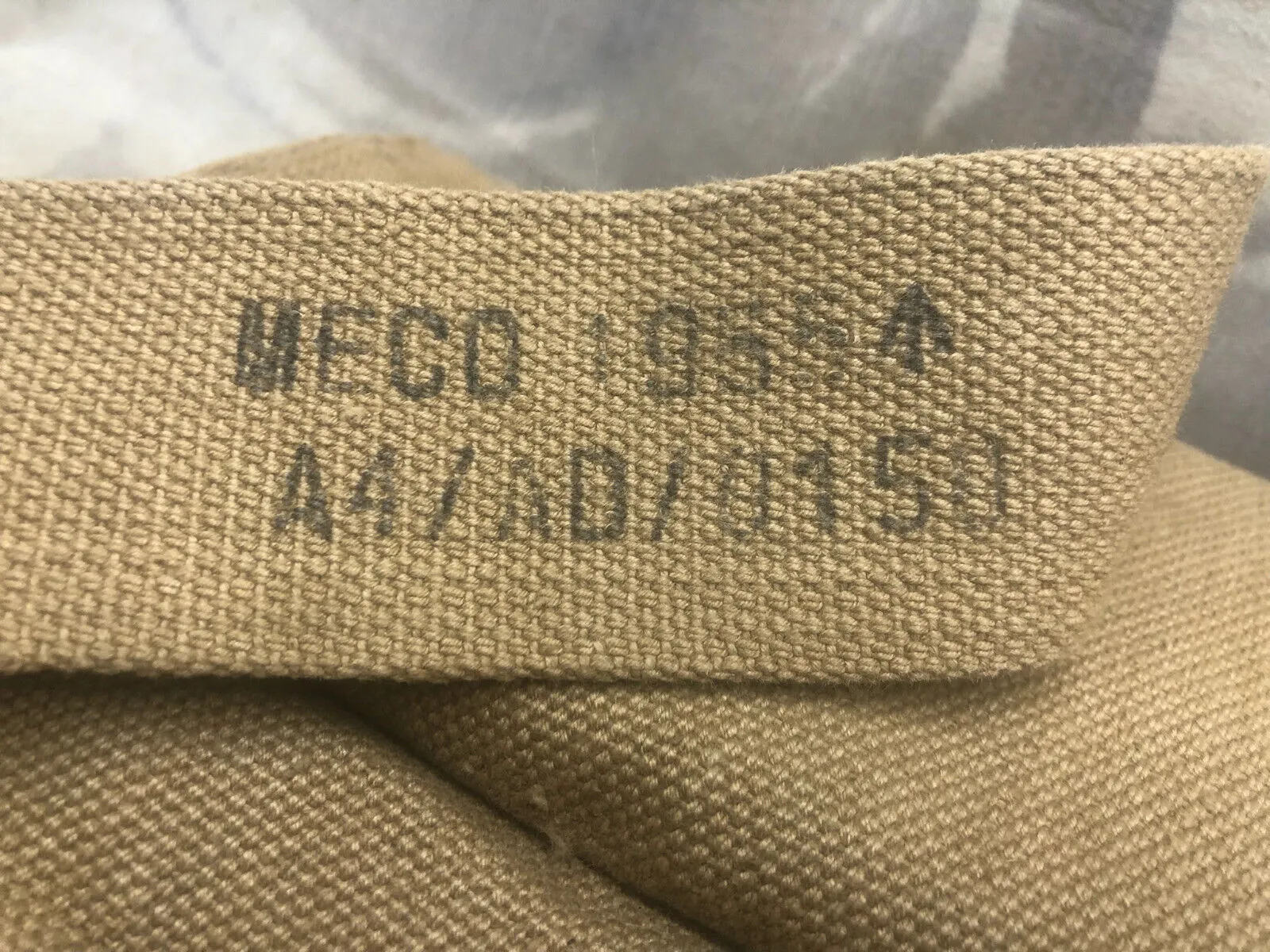 Original British Army WW2 37 Pattern Webbing Vickers Ammo Carrier Vest