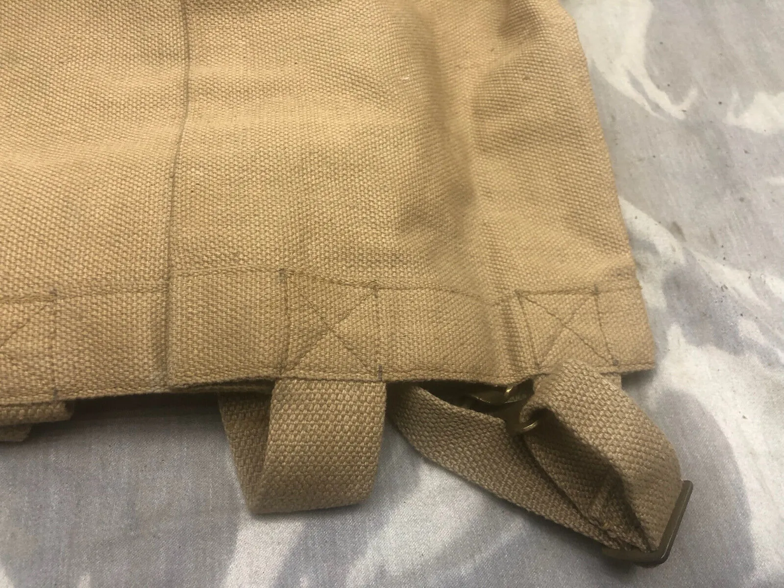 Original British Army WW2 37 Pattern Webbing Vickers Ammo Carrier Vest