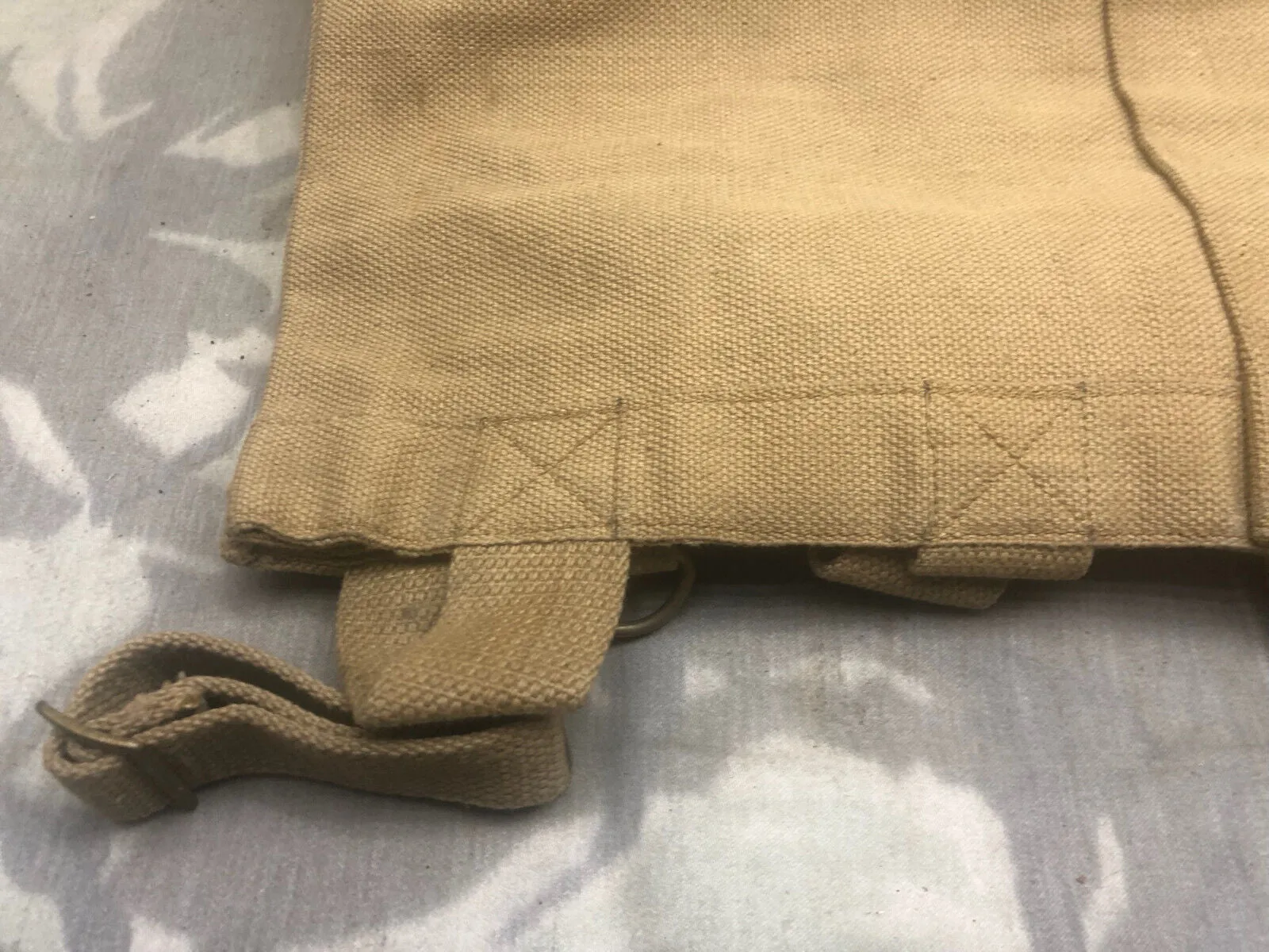 Original British Army WW2 37 Pattern Webbing Vickers Ammo Carrier Vest