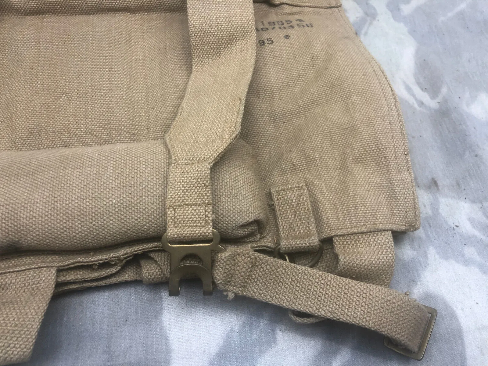 Original British Army WW2 37 Pattern Webbing Vickers Ammo Carrier Vest