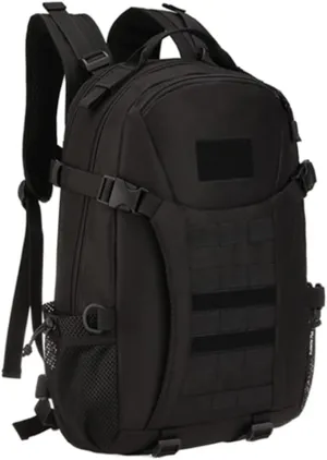 Outdoor Backpack Nylon Backpack Men Camping Backpacks, Black, One Size