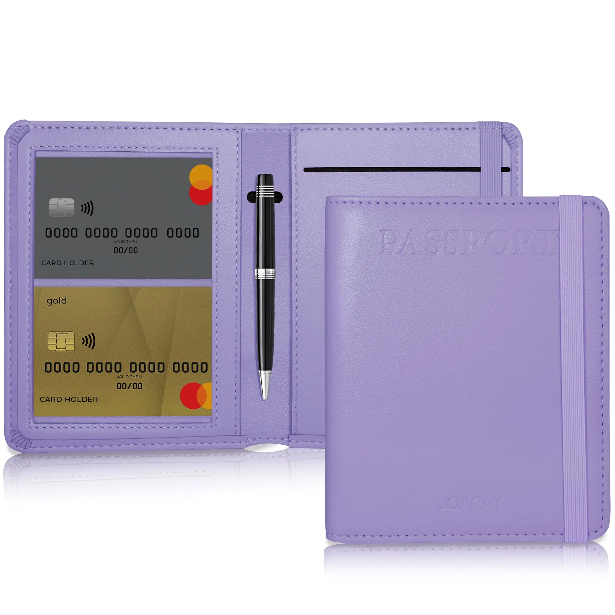 Passport Holder & Wallet - Lavender