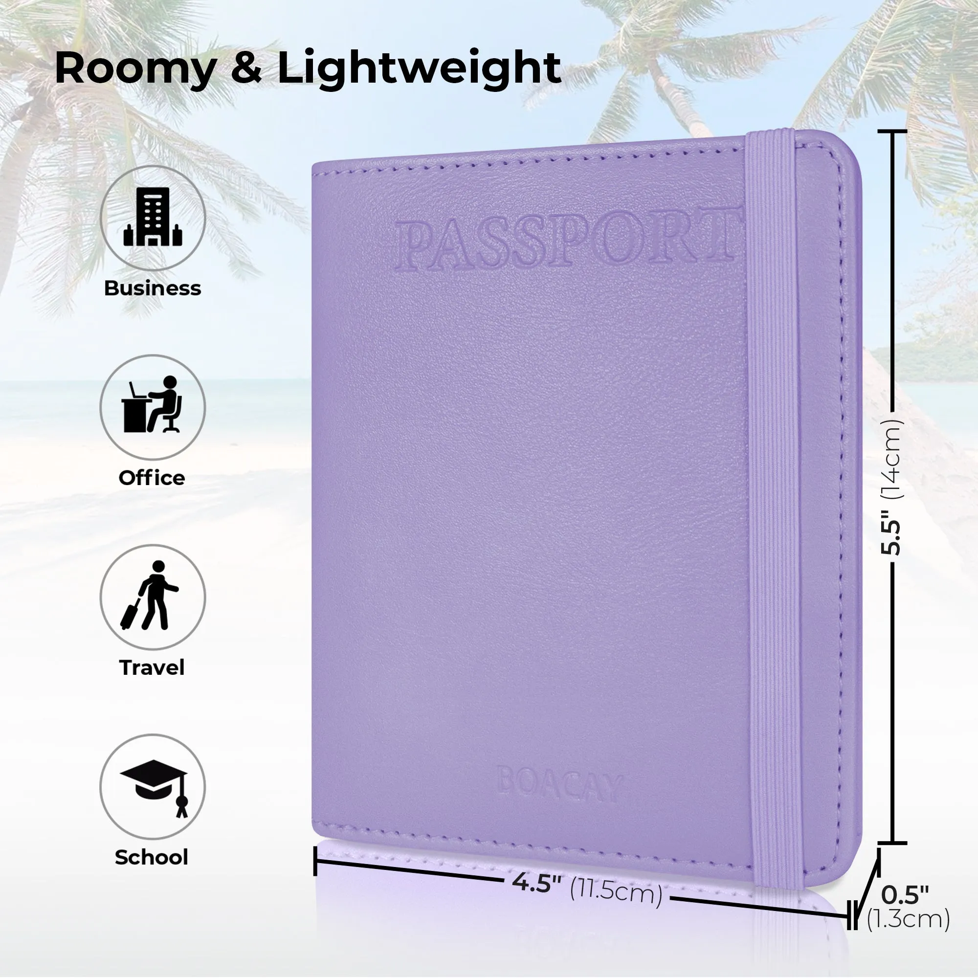 Passport Holder & Wallet - Lavender