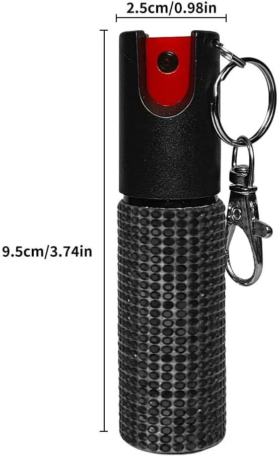 Pepper Spray Stylish Keychain, Small and Easy to Carry, Quick to use, Range 16 feet