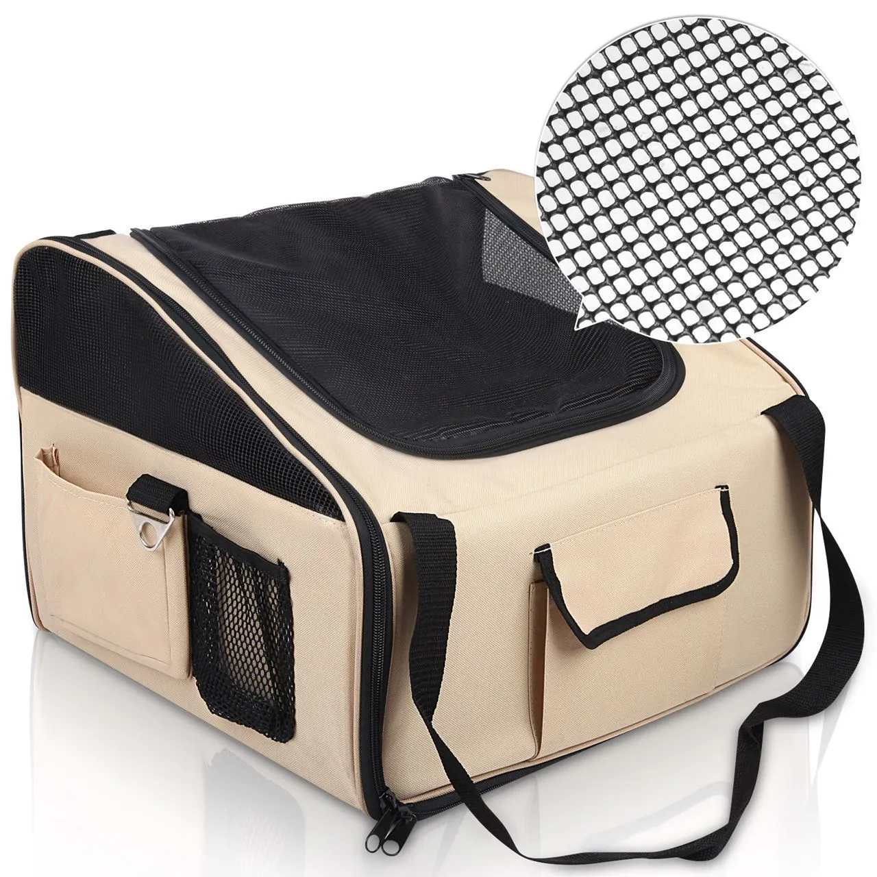 Pet Carrier Dog Car Booster Seat Travel Bag * Red *3 Sizes