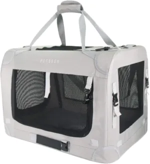 Petseek Extra Large Cat Carrier Soft Sided Folding Small Medium Dog Pet Carrier