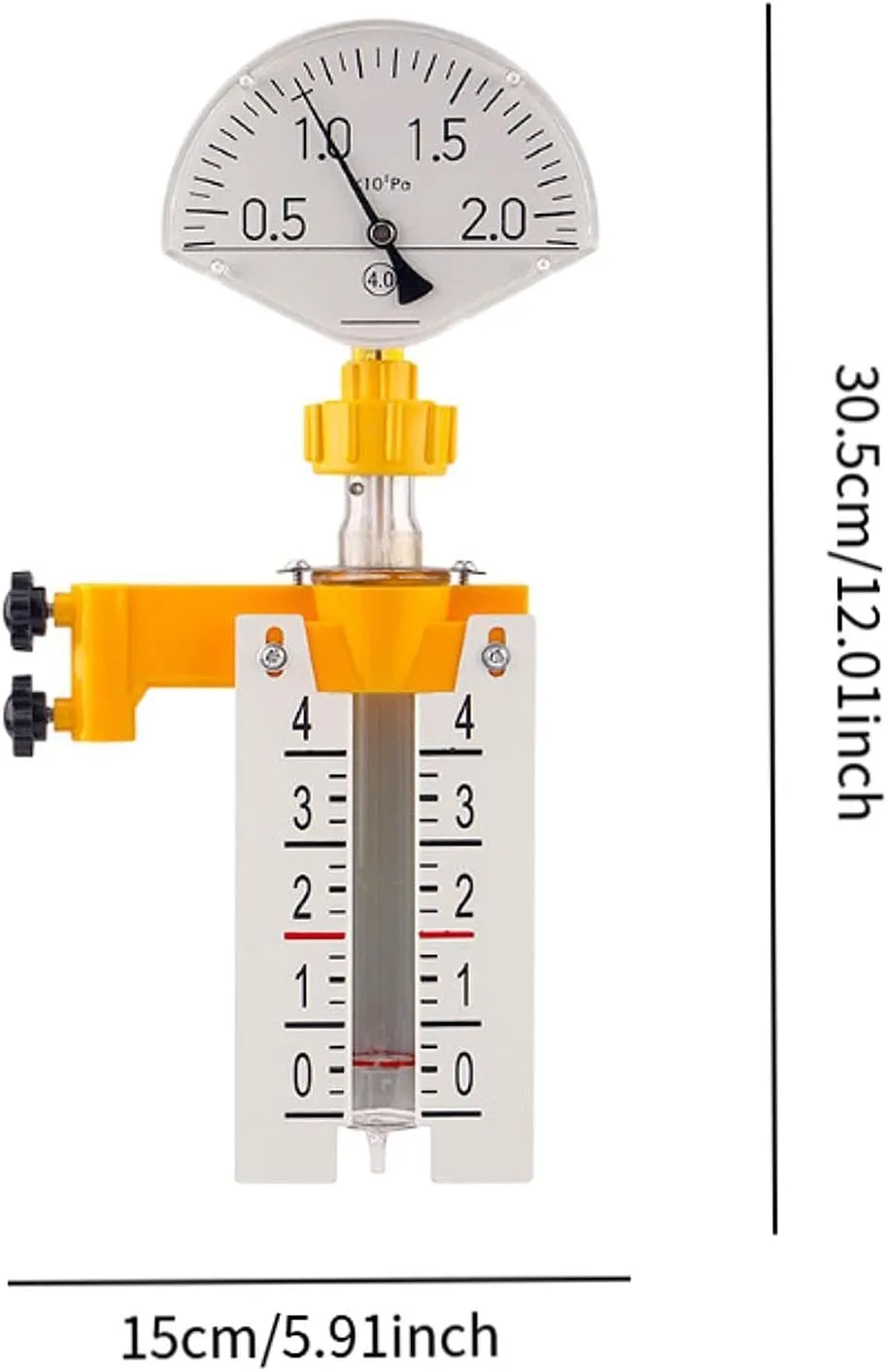 Physics Experiment,Gas Law Experiment Apparatus Physics Experiment Set Lightweight Portable Teaching Device Educational Tool for Middle School, Type B (Type a 30.5cmx15cm)