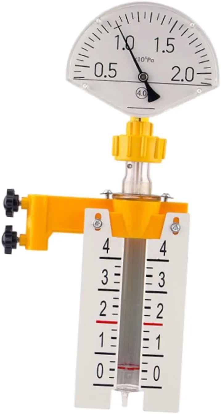 Physics Experiment,Gas Law Experiment Apparatus Physics Experiment Set Lightweight Portable Teaching Device Educational Tool for Middle School, Type B (Type a 30.5cmx15cm)