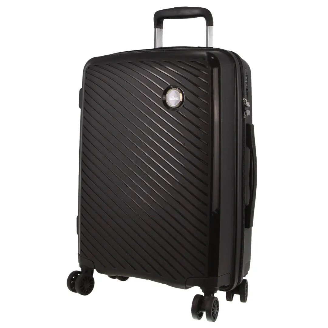 Pierre Cardin Inspired Milleni Cabin Luggage Bag Travel Carry On Suitcase 54cm (39L)