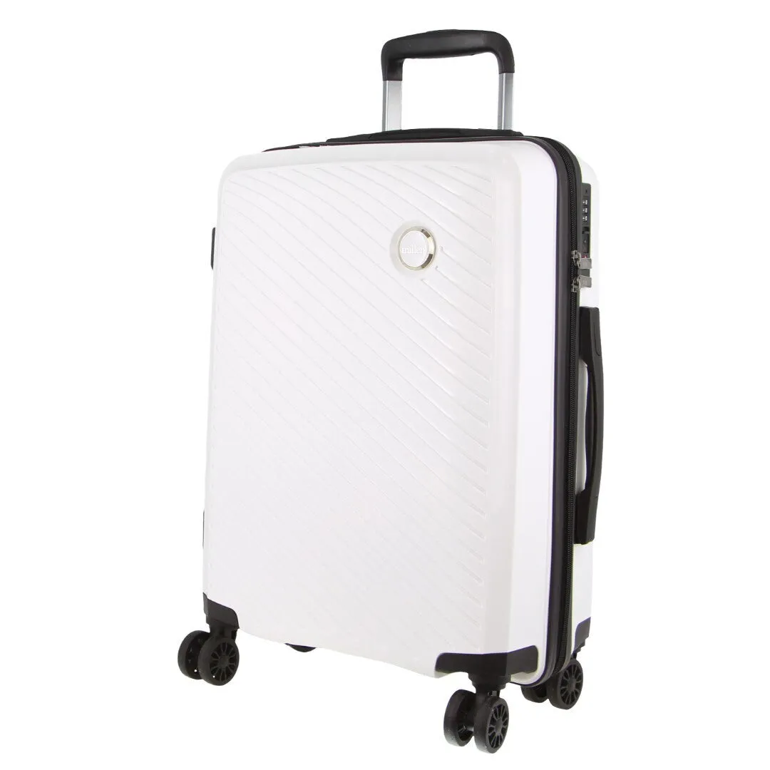 Pierre Cardin Inspired Milleni Cabin Luggage Bag Travel Carry On Suitcase 54cm (39L)