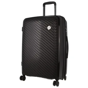 Pierre Cardin Inspired Milleni Checked Luggage Bag Travel Carry On Suitcase 65cm (82.5L)