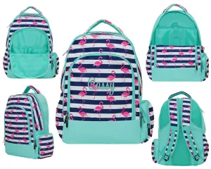 Pink Flamingo Personalzied Laptop Backpack