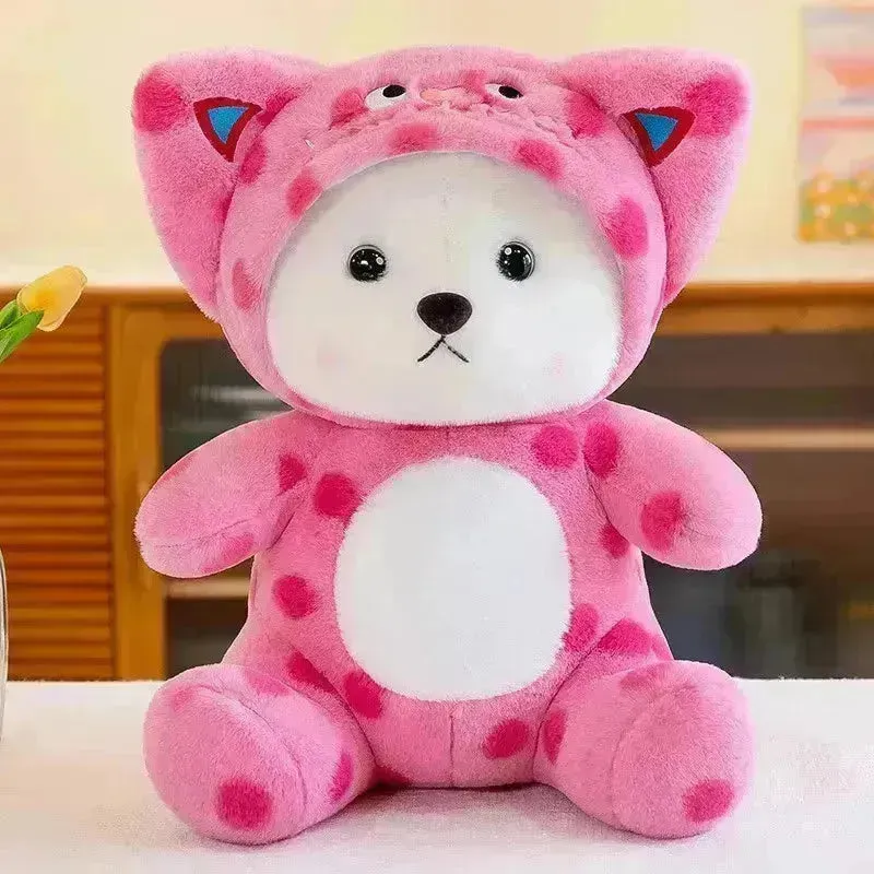 Pink Love Hooded Lena Bear Plushie (45 cm)