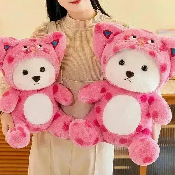 Pink Love Hooded Lena Bear Plushie (45 cm)