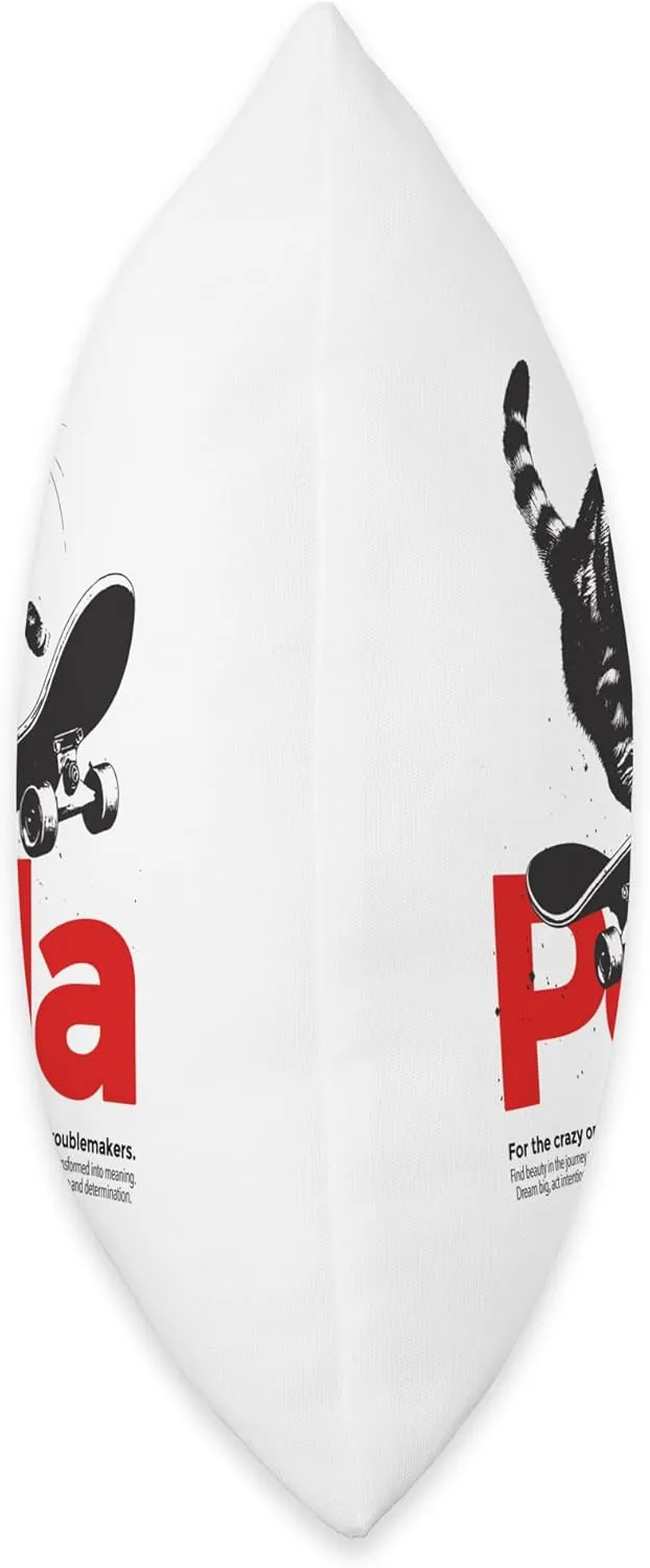 POLA - Adorable girl name with cute Cat Throw Pillow