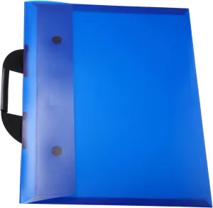 Portable Art Portfolio Plastic Art Bag Strong Handle Storage Organizer