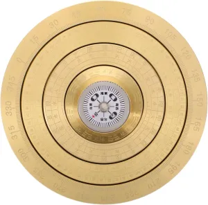 Portable Chinese Feng Shui Compass Mini Traditional Bagua Luo Pan Handheld Metal Design for Home and Outdoor Use Ancient Chinese Cultural Tool