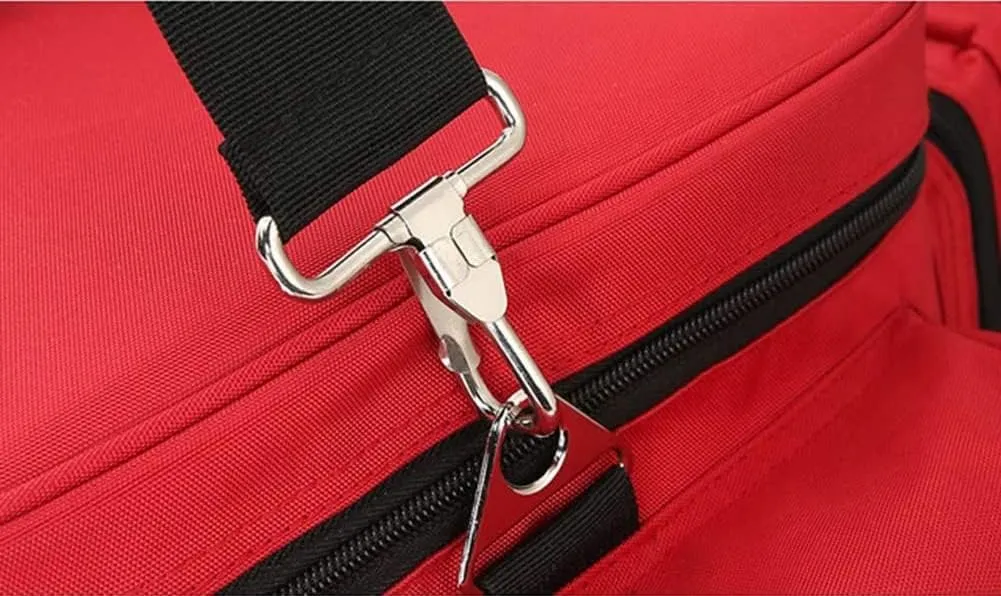 Portable First Aid Bag, With Adjustable Shoulder Strap Nurse Tote Bag, Oxford Cloth Waterproof Large Capacity Backpack For Trauma, Rescue, MedicalS-A