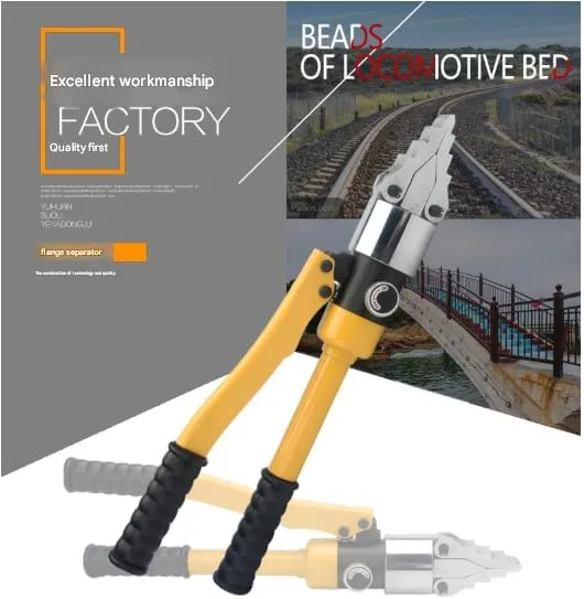 Portable Hydraulic Flange Spreader Splitter, Split type Expander Hydraulic Flange Expander Stretching Pliers, 10T/8T /55mm (One-piece/30mm)