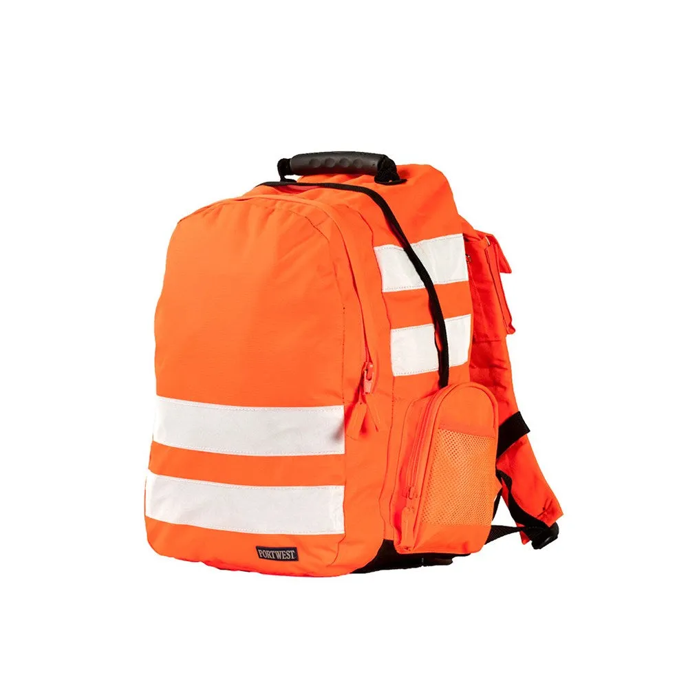 PORTWEST B905 HI VIS BACKPACK