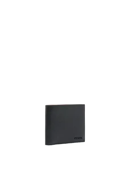 Prada Saffiano Leather Wallet Black