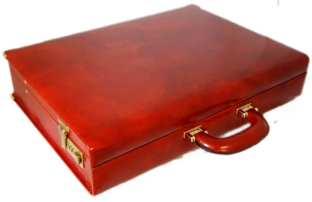 Pratesi Machiavelli Attach Case in Italian Brunelleschi Leather -  Brown