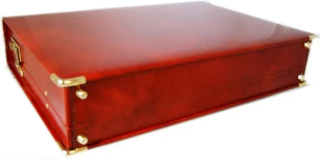 Pratesi Machiavelli Attach Case in Italian Brunelleschi Leather -  Brown