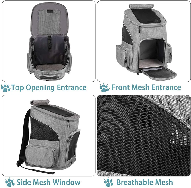Premium Breathable Small Dog and Cat Backpack