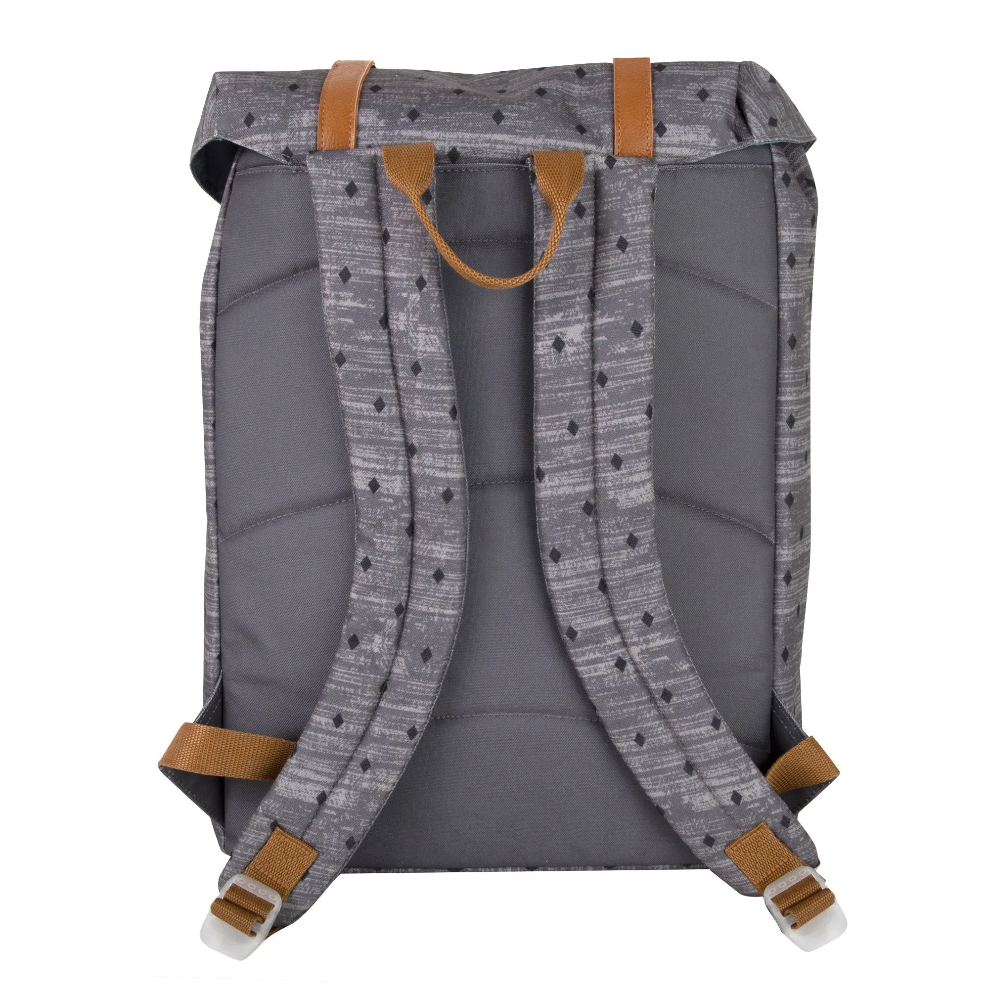Printed Double Buckle Backpack 17-inch NoveltiesMart Wholesale