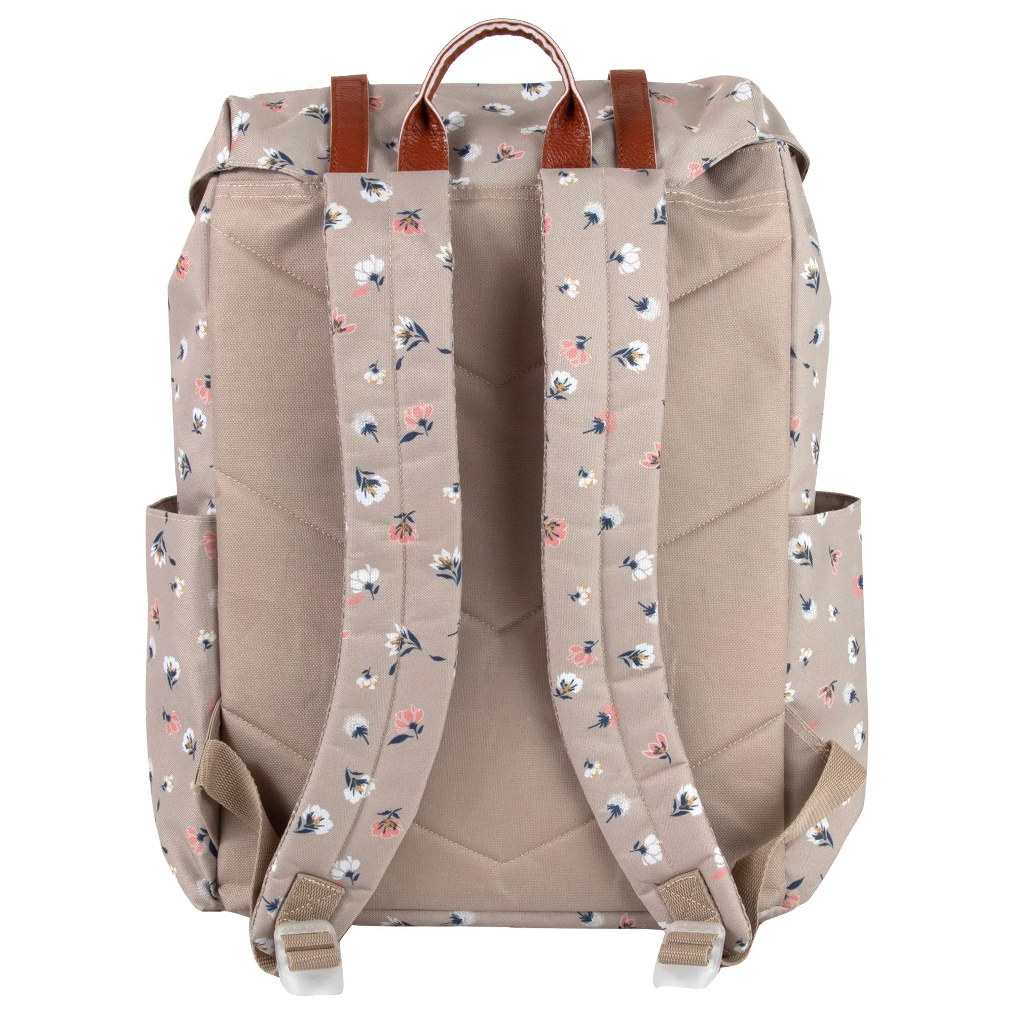 Printed Double Buckle Backpack 17-inch NoveltiesMart Wholesale