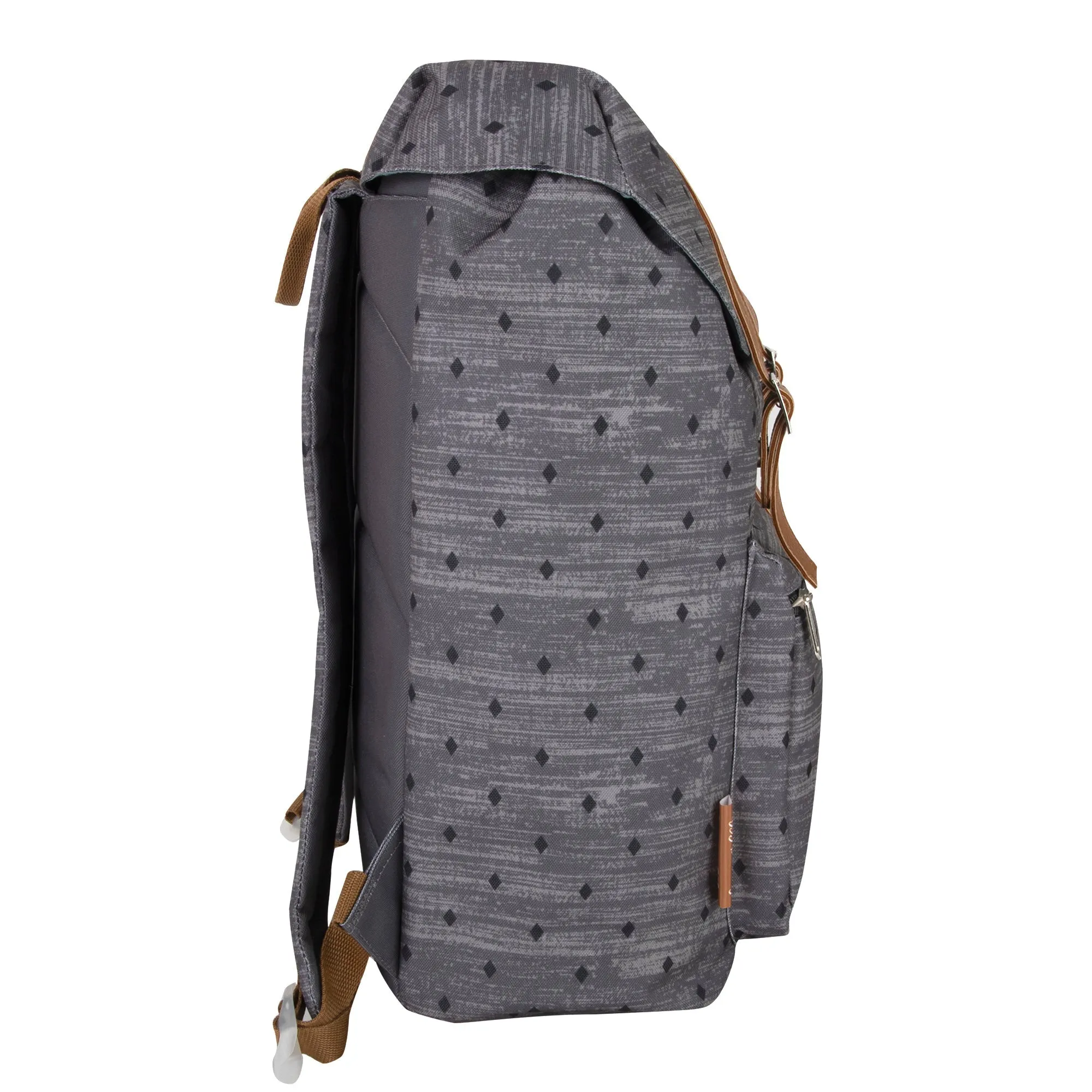 Printed Double Buckle Backpack 17-inch NoveltiesMart Wholesale