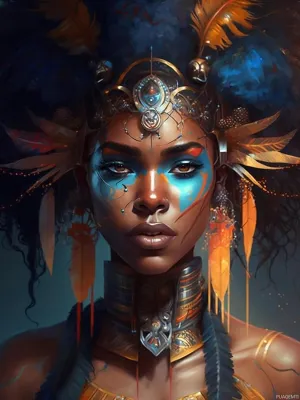 PUAGEMTI 5D Diamond Painting Kit Happy African Women Full Drill by Number Kits, Diamond Art African American Woman Paint with Diamonds Black Woman Embroidery DIY Craft Set Arts Decorations 12x16 inch