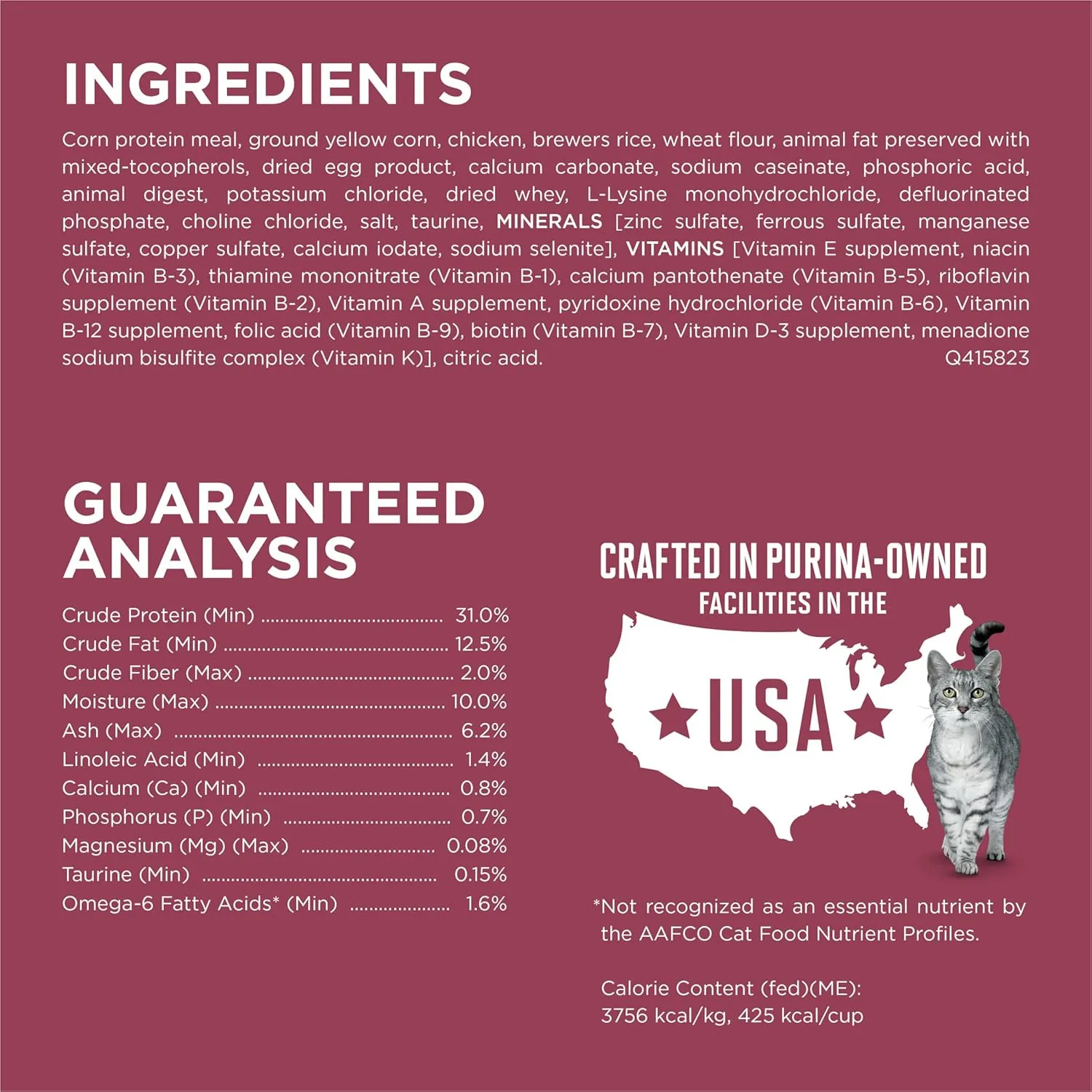 Purina ONE High Protein Dry Cat Food,  Plus Urinary Tract Health Formula - 16 lb. Bag