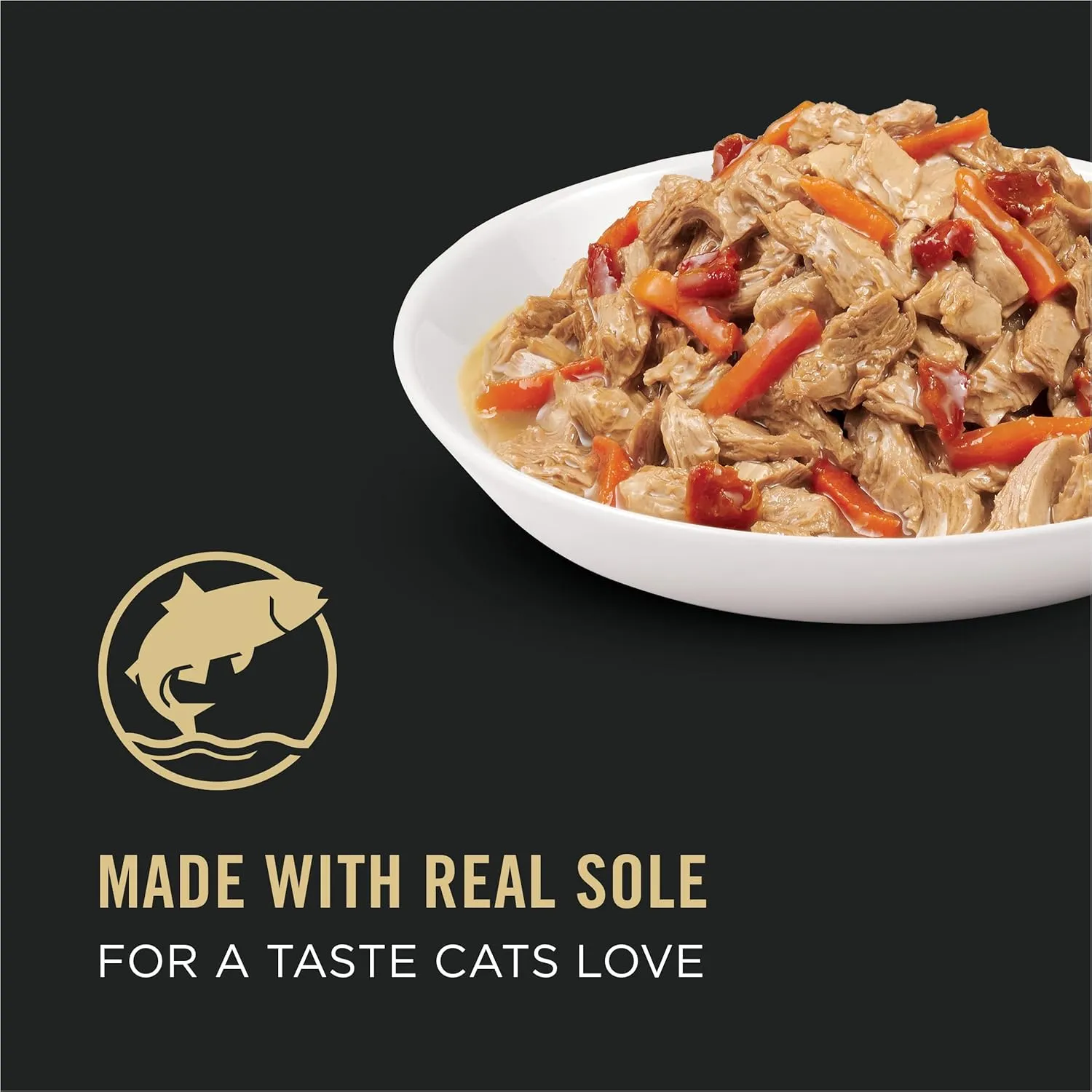 Purina Pro Plan Gravy, Pate, High Protein Wet Cat Food, COMPLETE ESSENTIALS Sole & Vegetable Entree in Sauce - (Pack of 24) 3 Oz. Pull-Top Cans