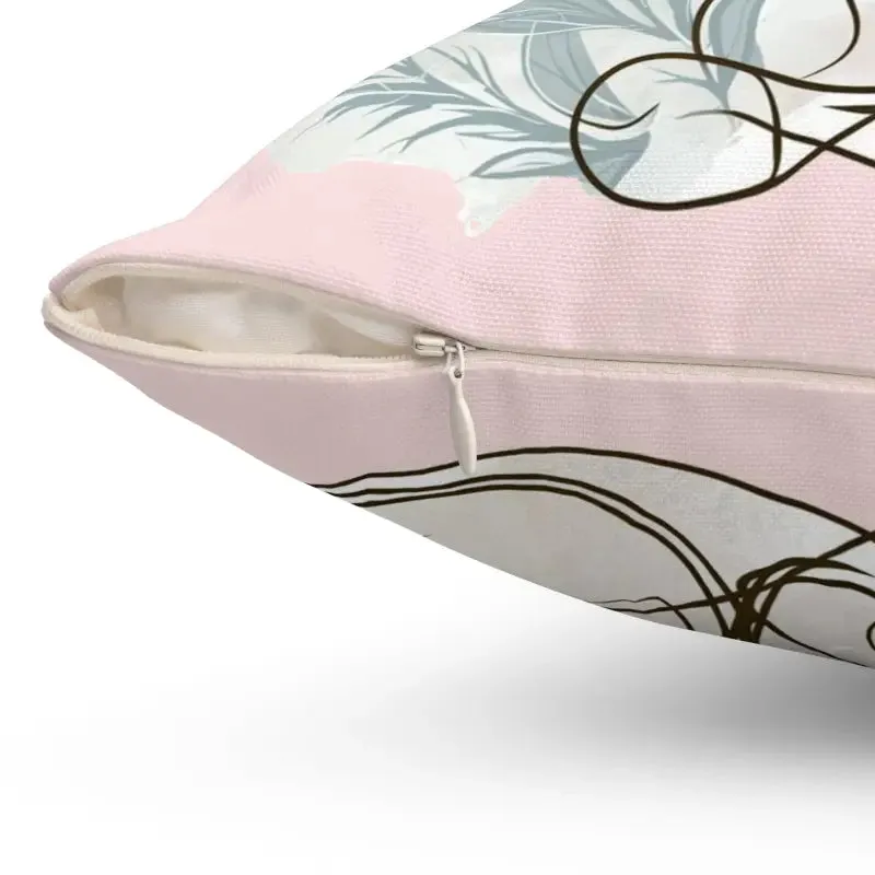 Purrfectly Plush Spun Polyester Square Pillow