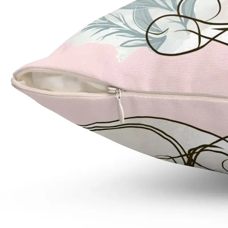 Purrfectly Plush Spun Polyester Square Pillow