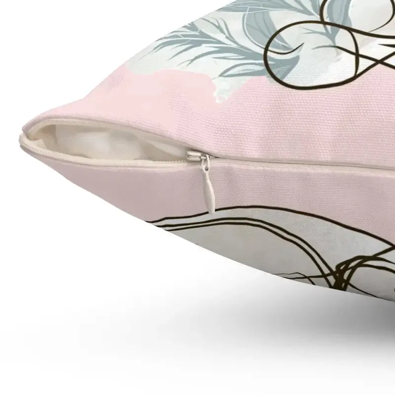 Purrfectly Plush Spun Polyester Square Pillow