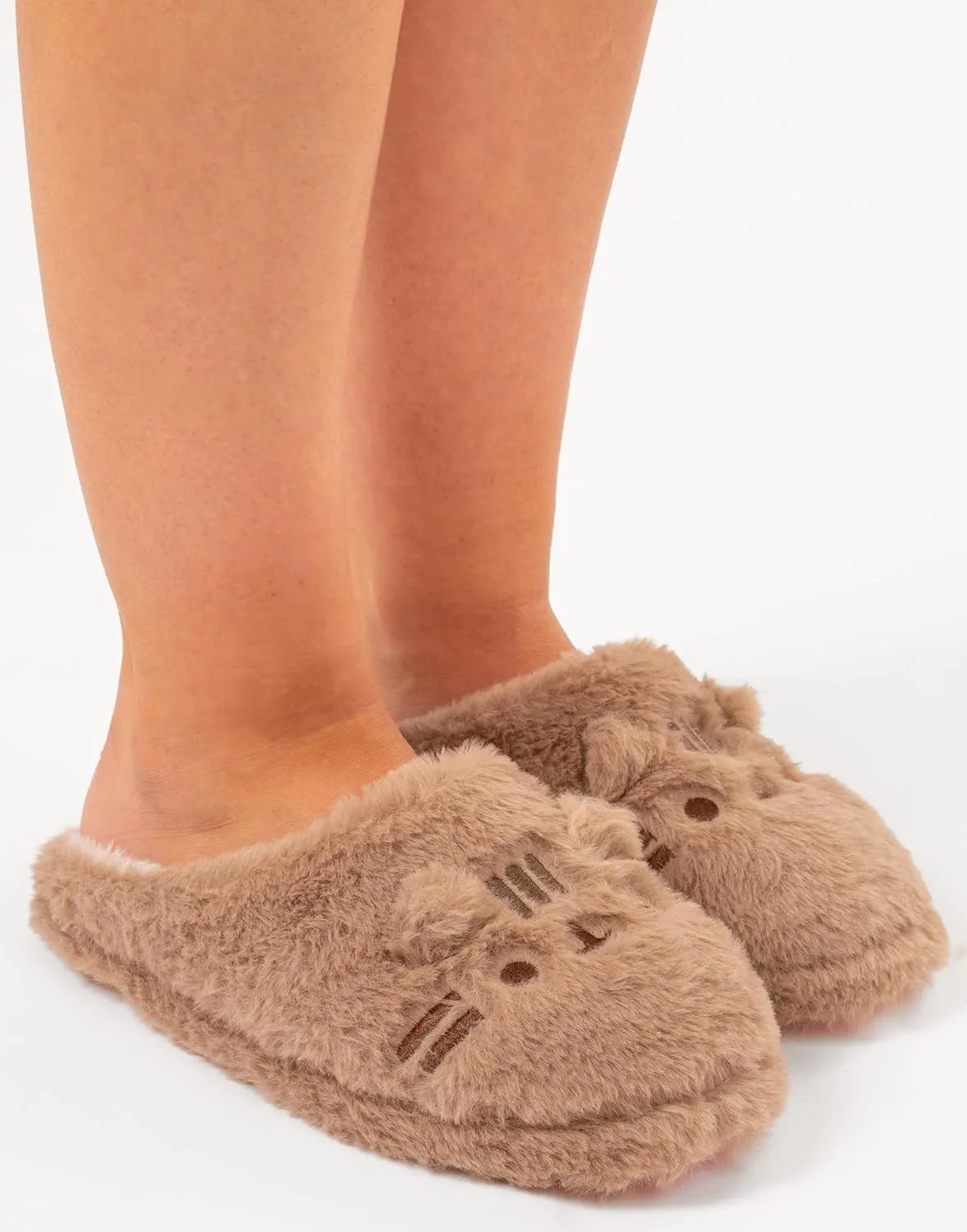 Pusheen Womens Slippers Adults Teens Cat NAH or Plush House Shoes
