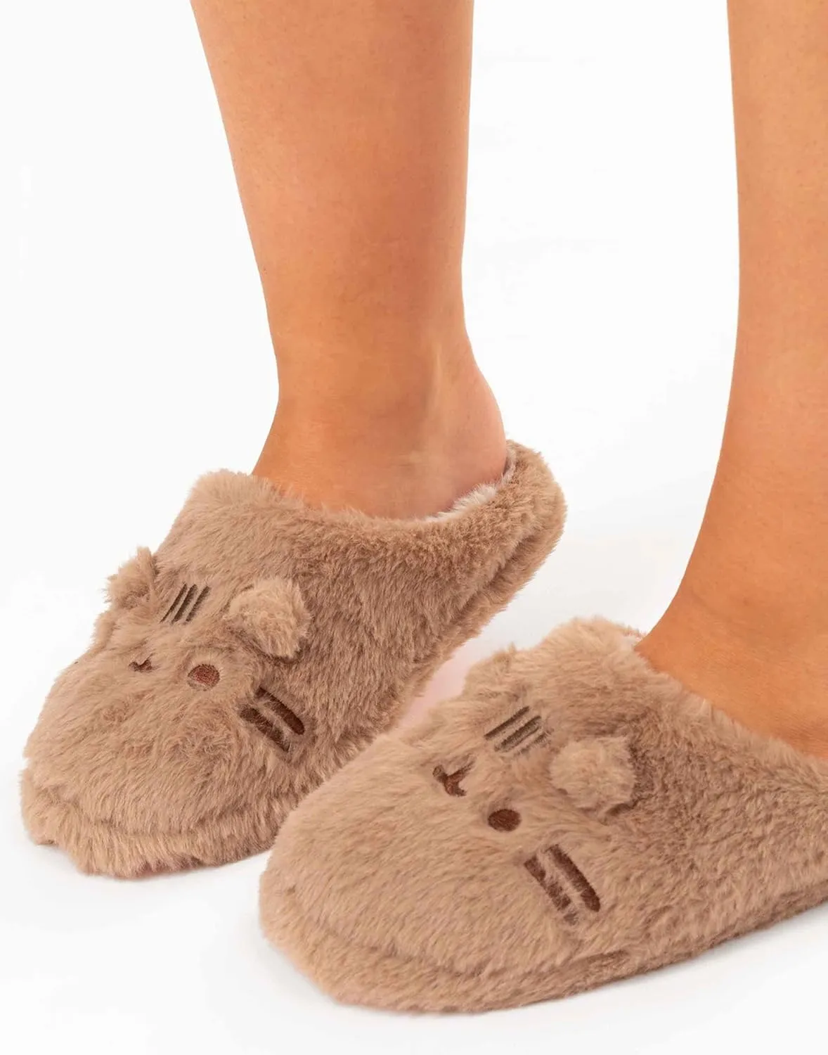Pusheen Womens Slippers Adults Teens Cat NAH or Plush House Shoes