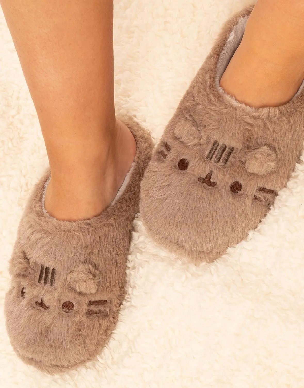 Pusheen Womens Slippers Adults Teens Cat NAH or Plush House Shoes