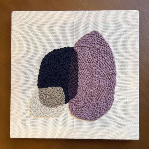 "Pebbles III" - Beginner Punch Needle Kit - Wall Art