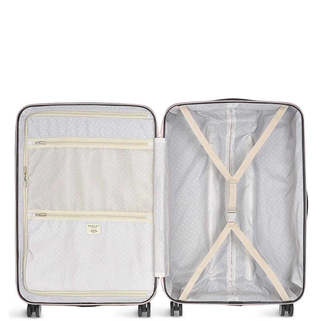 Radley Signature Logo 4 Wheel Large Suitcase 79cm - Marshmallow