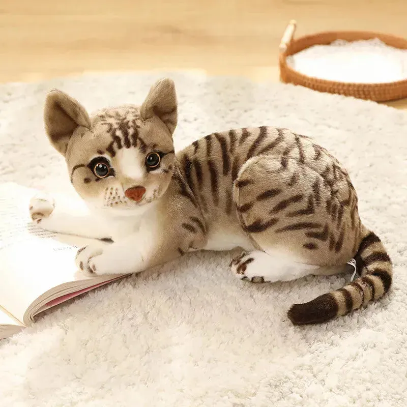 Realistic Cat Stuffed Toys