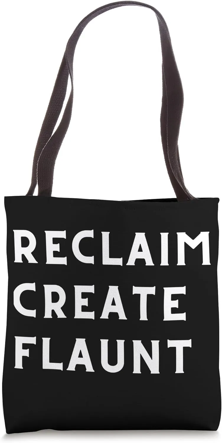 Reclaim Create Flaunt - Upcycling and DIY Tote Bag